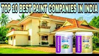 TOP 10 BEST PAINT COMPANIES IN INDIA