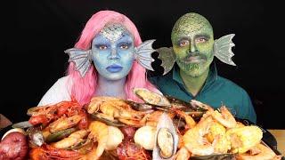 SEAFOOD BOIL MUKBANG!! PRINCESS ZANALYA AND PRINCE ZANE!! 