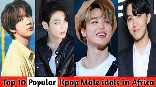 Top 10 Popular kpop male idols in Africa||2021|Jimin|Jungkook|BTS|V|Updated