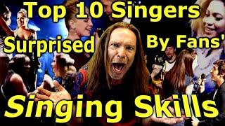 Vocal Coach Reacts To Top 10 Singers Surprised by Fans Singing Skills | Ken Tamplin