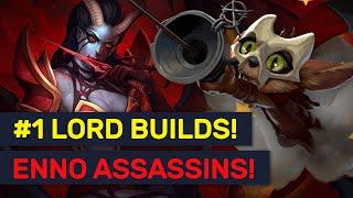 DEADLY ENNO ASSASSINS! Top Meta Lord Builds! | Dota Underlords