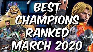 Best Champions Ranked March 2020 - Seatin's Tier List - Marvel Contest of Champions