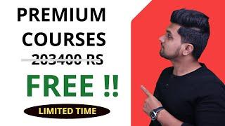 FREE PREMIUM COURSES FOR YOU WORTH LAKHS !!! 5 SKILLS for FUTURE