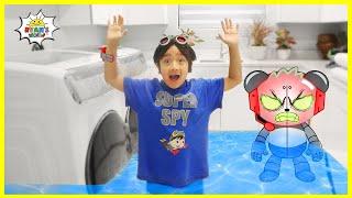 Robo Combo Flood Ryan's House Pretend Play!!