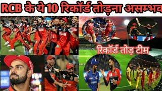 TOP INTERESTING FACTS ABOUT RCB TEAM | ITS IMPOSSIBLE TO BREAK THESE 10 BIG RECORDS OF RCB |