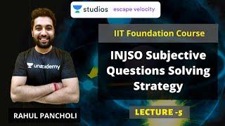 INJSO Subjective Questions Solving Strategy | Rahul Pancholi | Use Code RALIVE to Get 10% OFF