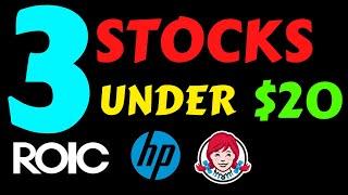 TOP 3 STOCKS UNDER $20 THAT COULD DOUBLE YOUR MONEY