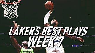 Los Angeles Lakers' Best Plays | Week 7 | 2019-20 Lakers Season