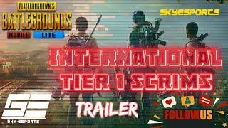 Pubg Mobile Lite | international Tier 1 scrims | Trailer • by SkyEsports