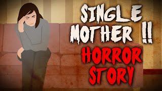 Single Mother !! Animated Horror Story 4k