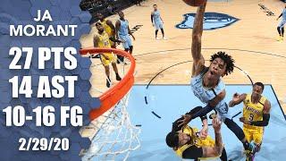 Ja Morant GOES OFF vs. Lakers and nearly puts AD on a poster | 2019-20 NBA Highlights