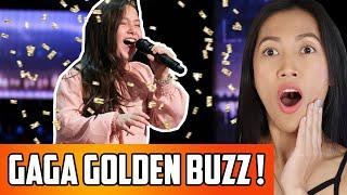 Golden Buzzer Reaction - 10 Yr Old Roberta Battaglia Sings Shallow! America's Got Talent (AGT) 2020!