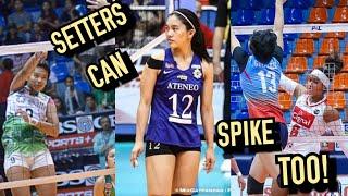 TOP 10 EPIC SPIKES by the SETTERS | WOMEN'S VOLLEYBALL | PSL• PVL • SVL • UAAP