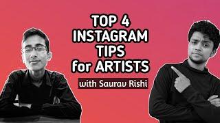 Top 4 Instagram Tips for Artists in HINDI