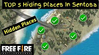 "Sentosa Area"TOP 5 Hidden Places In Free Fire 2020 | Top Hiding place free fire 2020 | RajGaming725