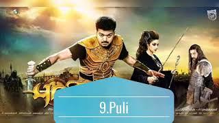 Thalapathy vijay all time best blockbuster top 10 movie list ,