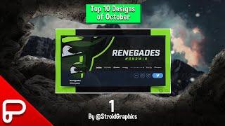 Top 10 Designs for the month of October!