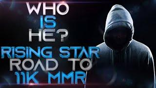 WHO IS THIS GUY?! Rising Star - Road to 11k MMR - Dota 2 NEW TOP 1 MMR