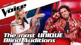 TOP 10 | Extraordinarily UNIQUE Blind Auditions in The Voice