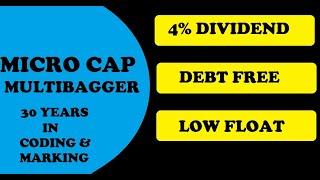 MircoCap High Dividend Stock with Multibagger Potential