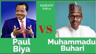 Paul Biya VS Muhammadu Buhari - WHO IS BETTER | President of Cameroon Vs President of Nigeria