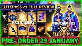 ELITEPASS 21 PRE ORDER FULL REVIEW | GOLDEN CAR SKIN TOP UP REWARD FREE FIRE ll PRG GAMERS