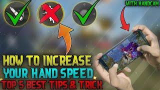 HOW TO INCREASE YOUR HAND SPEED TOP 5 BEST TIPS & TRICK