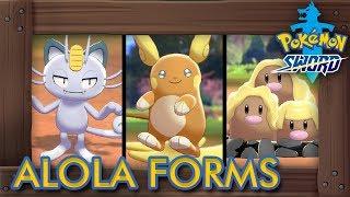 Pokémon Sword & Shield - All Alola Forms