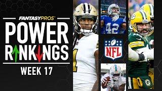 NFL Power Rankings: Week 17 | Changes in the Top 10 + Who's Number 1?! (FantasyPros.com)