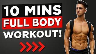 10 MIN FULL BODY WORKOUT (NO EQUIPMENT BODYWEIGHT WORKOUT!)