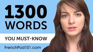 1300 Words Every French Beginner Must Know