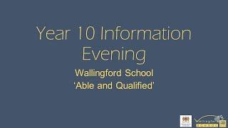 Y10 Information Evening