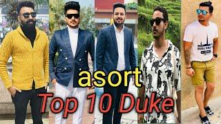 Asort top 10 Duke name | Duke income | asort education |