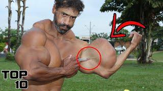 Top 10 Scary Times Body Builders Took Things Too Far