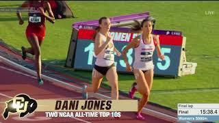 Dani Jones Two Top-10 Times in NCAA History