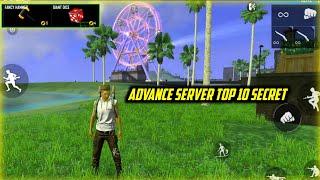 FREE FIRE ADVANCE SERVER TOP 10 SECRET AND NEW FEATURES || MG MORE