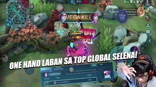 TOP 1 GLOBAL SELENA, ONE HAND KO LANG! (Peanut vs. AJ Gaming TV)