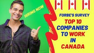 Top 10 Companies hiring in Canada 2020