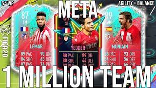BEST META 1 Million Coin Team to Get Elite during TOTS (5* WEAK FOOT) - FIFA 20 Ultimate Team