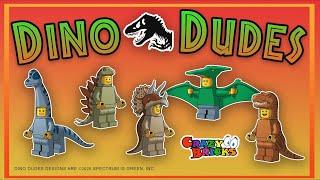 Custom LEGO Dinosaur Minifigures | Dino Dudes by Guy Himber