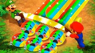 Mario Party The Top 100 MiniGames - Mario Vs Luigi Vs Daisy Vs Peach (Master Cpu)