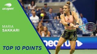 Maria Sakkari | Top 10 Points | 2021 US Open