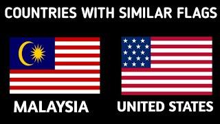 Top Countries With Similar Flags | Country Flags Almost Identical