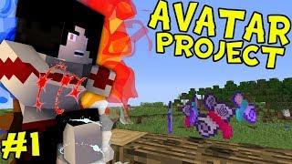 READY TO MASTER THE ELEMENTS?! || Minecraft Avatar Project Episode 1 (Minecraft Avatar Mod)