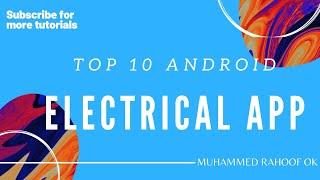 Top 10 electrical | study material | in android app