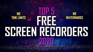 Top 5 Best FREE SCREEN RECORDING Software (2020)