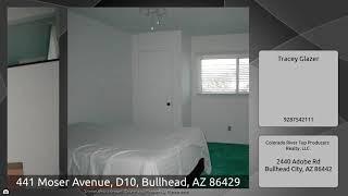 441 Moser Avenue, D10, Bullhead, AZ 86429