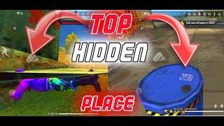 top hidden places in garena free fire 2020 / hidden place