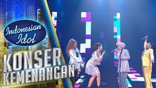 MARIA, OLIVIA, NOVIA, AGSEISA - BANG BANG - KONSER KEMENANGAN - Indonesian Idol 2020