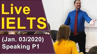 IELTS Live - Speaking Part 1 - Strategies for Band 9